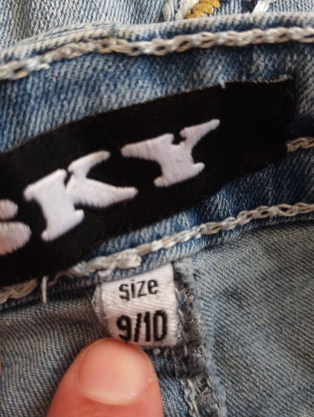 SKY Y2K Jeans Bootcut Embellished Pockets Denim Stretch Womens Size 9/10 - Picture 7 of 8